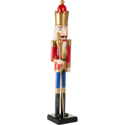 MALARAN - Decoratief figuur - Rood - Dennenhout