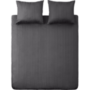 Ten Cate Katoensatijnen Dekbedovertrek - 200x200/220 - Antraciet