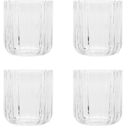 Tumbler Gaia | Set van 4 | whiskeyglas | 35cl | drinkglas | helder