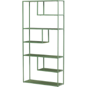 Jaxx metalen boekenkast groen - 164 x 80 cm