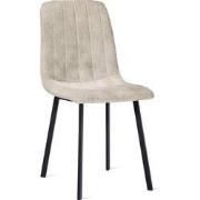 Eetkamerstoel Minsk - Velvet Taupe