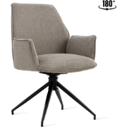 Eetkamerstoel Jill - Linnen Taupe