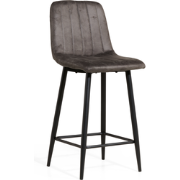 Barkruk Jax - Microleder Antraciet