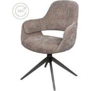 Eetkamerstoel Jill - Taupe 170