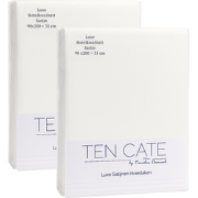 Ten Cate Katoensatijnen Hoeslaken - 180x200 - Naturel