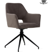 Eetkamerstoel Tess - Velvet Grijs