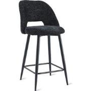 Barkruk Monta - Velvet Antraciet