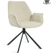 Eetkamerstoel Lenny - Stof Beige