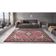 Klassiek vloerkleed - Laagpolig - Isfahan - Rood - 120 X 170 CM