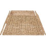 MISTEL - Kerstboomrok - Naturel - 59 x 59 cm - Zeegras