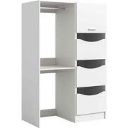 Wasmachine Ombouw 2 delige Set (Wasmachinekast en Waskast) wit - 126cm...