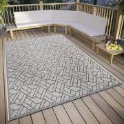 Buitenkleed - Eru Beige/Grijs - 115 X 170 CM