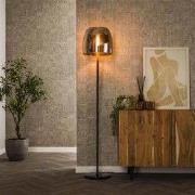 Hoyz Collection - Vloerlamp 1L Drift Glass - Smoke Grey Glas