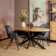 Eetkamertafel Denver | Ovaal | Mangohout | 160 cm - 160 x  x 90