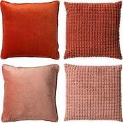 Dutch Decor KUSSENHOES-SET    4-delig - Dual Harmony -  45x45 cm - exc...