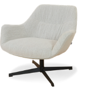Jilou draaibare fauteuil beige melange