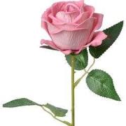 Clayre & Eef Kunstbloem Roos 50 cm Roze Kunststof