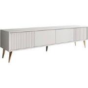 Meubella - TV-Meubel Winq 2 - Wit - 180 cm