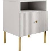 Meubella - Nachtkastje Vermont - Wit