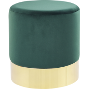 SOPHIA  - Poef - Donkergroen - 39 cm - Fluweel