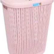 Keeeper Knite Style wasmand - Linnenmand Arne -  57 cm hoog - Licht ro...