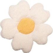 Clayre & Eef Sierkussen Bloem 45x45cm Wit Synthetisch