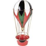 Clayre & Eef Kerstdecoratie Beeld Luchtballon Ø 26x62 cm Rood Metaal