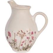 Clayre & Eef Decoratie Kan 21x16x25 cm Beige Keramiek