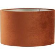 Cilinder Lampenkap Velours - Terra - Ø35x21cm