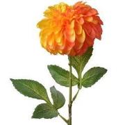Clayre & Eef Kunstbloem 63 cm Oranje Kunststof