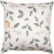 Clayre & Eef Kussenhoes 45x45 cm Beige Polyester Citroen