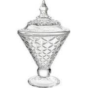 Clayre & Eef Glazen potje Ø 12x19 cm Transparant Glas