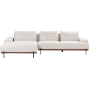 MARIFERD - Hoekbank - Lichtbeige - Rechtszijdig - Polyester