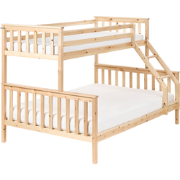 BIERNE - Stapelbed - Lichtbruin - 90/140 x 200 cm - Dennenhout