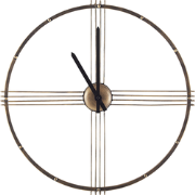 ASCONA  - Wandklok - Goud  - Metaal