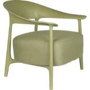 Loungefauteuil Groen Kunststof - Zithoogte 40cm - Vita