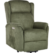 ELEGY - Verstelbare fauteuil - Groen - Polyester