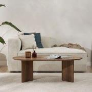 Sable Salontafel Walnoot 119x60 cm Walnut Melamine