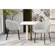 "Chair 'Sevilla' Fabric Beige" - 57 x  x 44 - Textiel