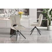 Stoel 'Mori' Draaibaar tot 0 Stof Ote Share 160 Lichtgrijs