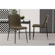 "Chair 'Alice' Bouclé Groen" - 42 x  x 57 - Textiel