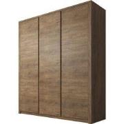 Meubella - Kledingkast Monaco - Eiken - 166 cm