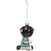 Ornament - Xmas hanger - Barbecue - Glass - Black - 5x5x9,5cm