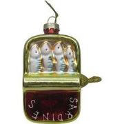 Xmas Hanger - Sardines - Glass - 8x3,5x10cm