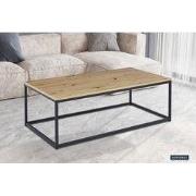 Salontafel 'Dallas' Decor Oude eik - 120 x  x 60 - MDF, Metaal