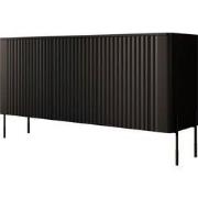 Meubella - Vivi - Dressoir - Zwart - 150 cm