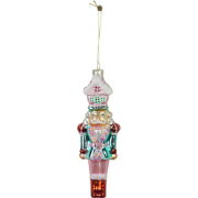Xmas Hanger - Nutcracker - White/ Pink - 5,5x4x17,5cm