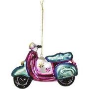 Xmas Hanger - Scooter - Glass - 11,5x5x8cm