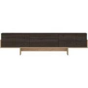 TV-meubel met 3 afneembare deuren gestreept L185 cm - HELYO