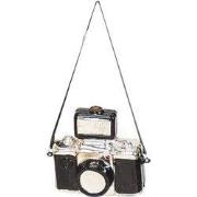 Ornament Xmas Hanger - Camera - Glass - 9,5x5x9cm